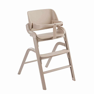 Стул для кормления Happy Baby "Charley", бежево-серый